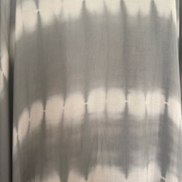 Charming Charlie Gray Boho Tie Dye Tunic Open Front Cardigan OS Festival Hippie - Picture 4 of 13